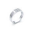 Triple-Bar Geometric Statement Band