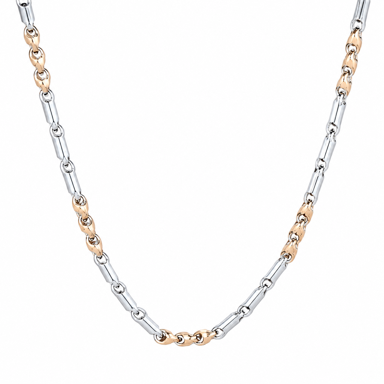 Dual Tone Segmented Pipe Chain