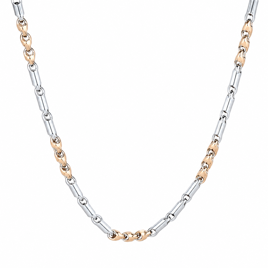 Dual Tone Segmented Pipe Chain