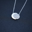 Minimal Round Pendant Necklace