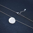 Glitter Disc Silver Fancy Chain