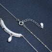 Curved Bar Pendant Necklace