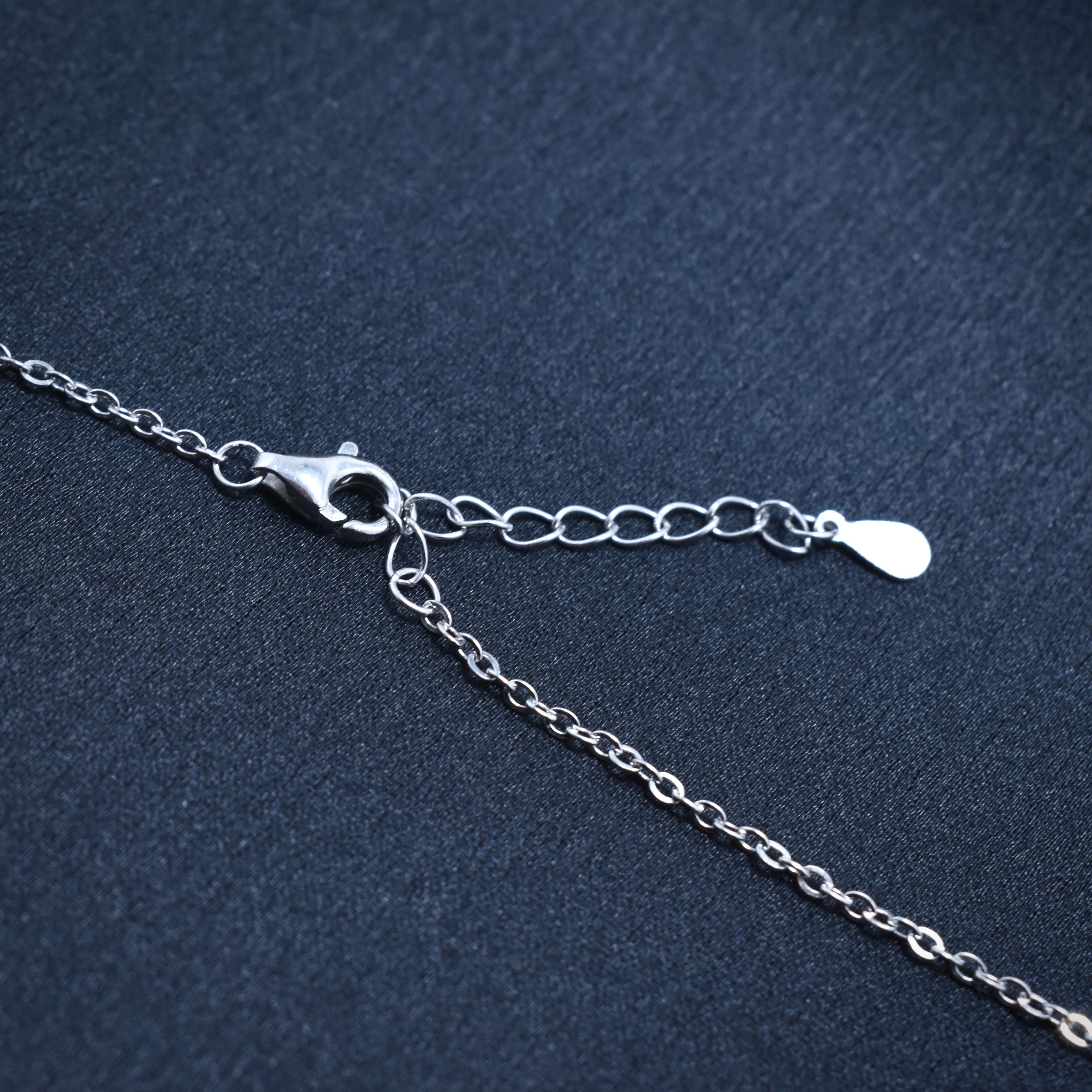Heart Lock Silver Fancy Chain