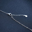 Heart Lock Silver Fancy Chain