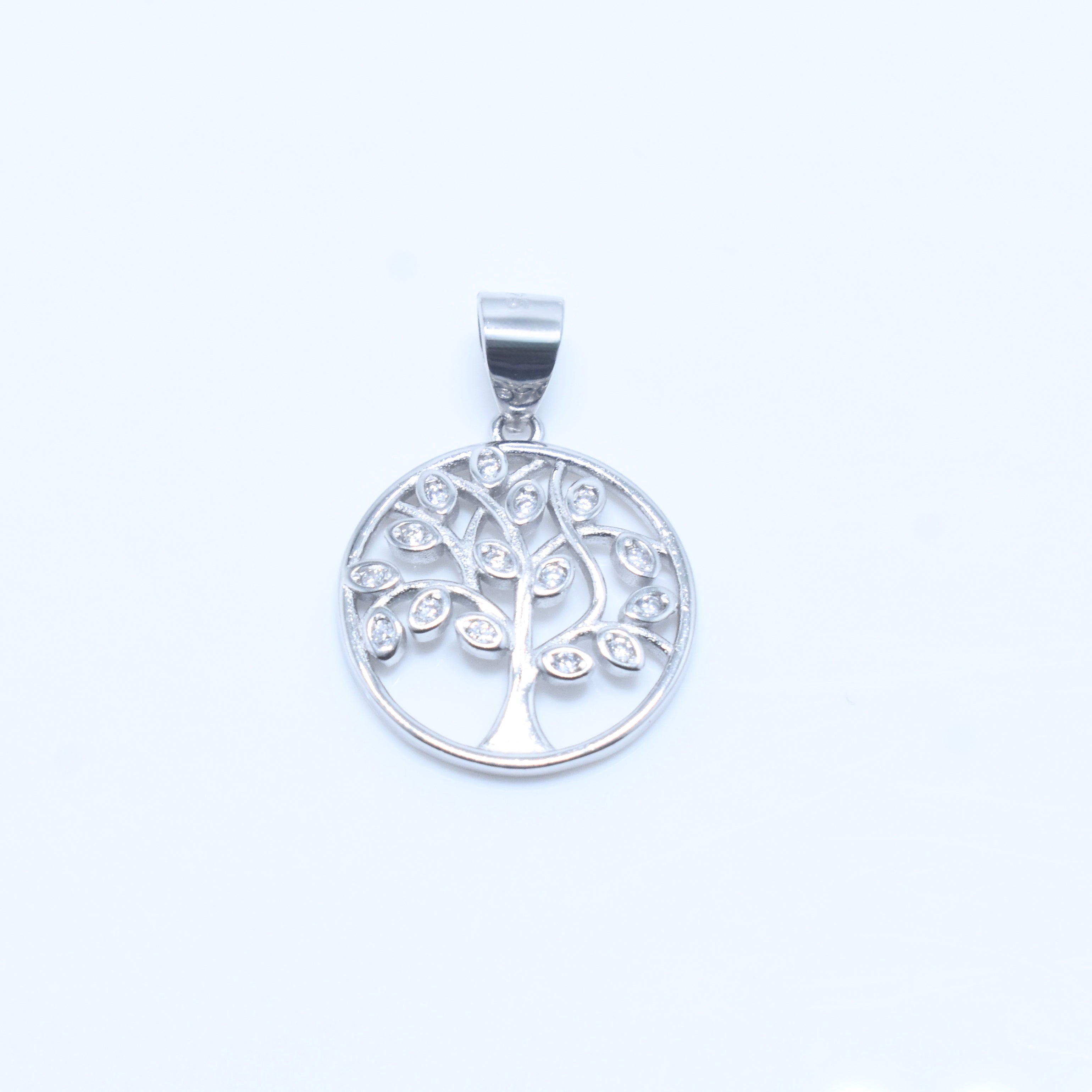 Tree of Life Silver Pendant Set