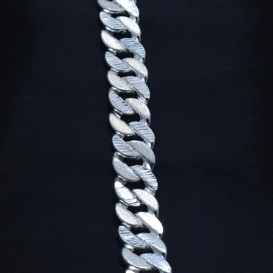 Diamond Cut Curb Bracelet
