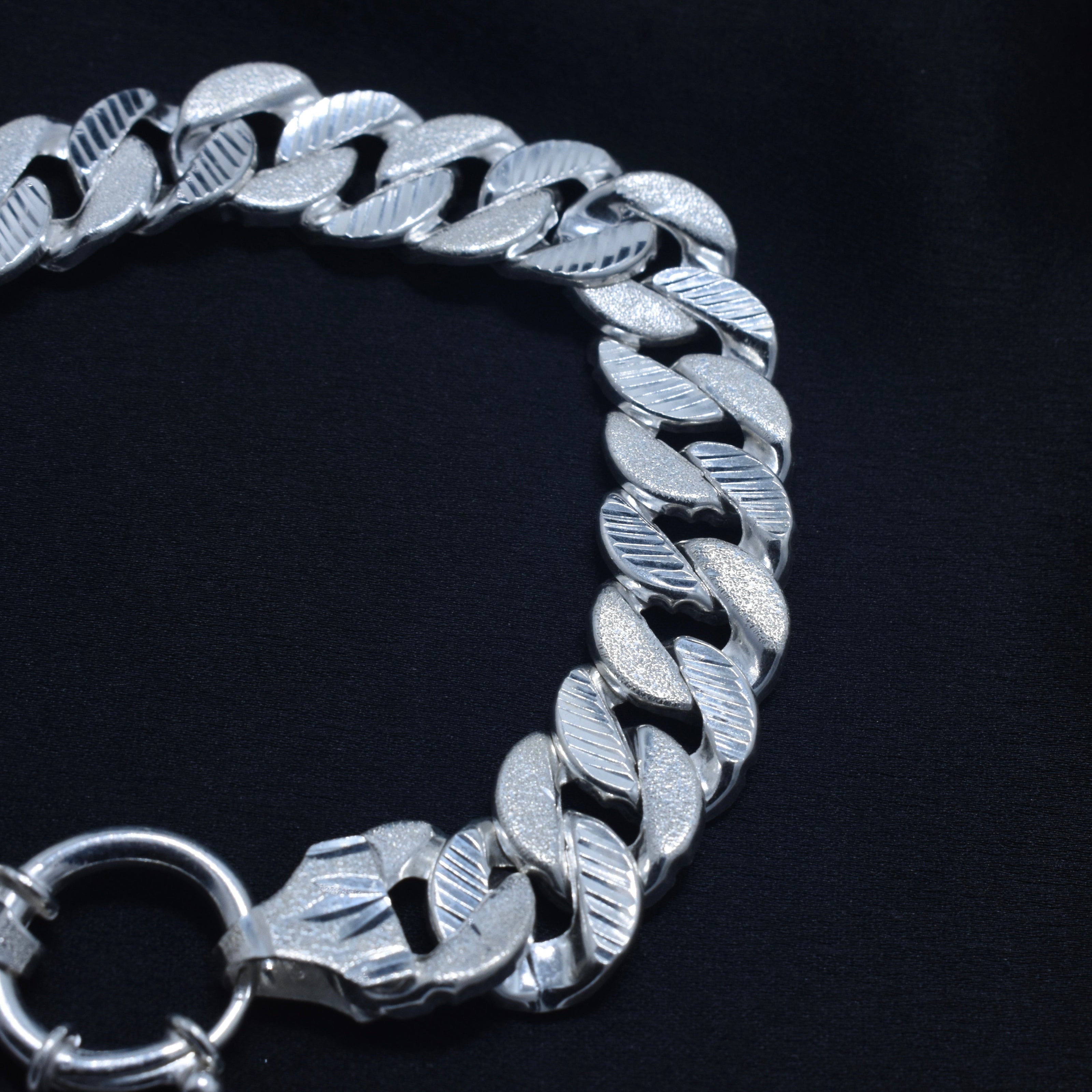 Heavy Cuban Silver Bracelet