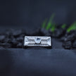Triple-Line Solitaire Statement Band Ring