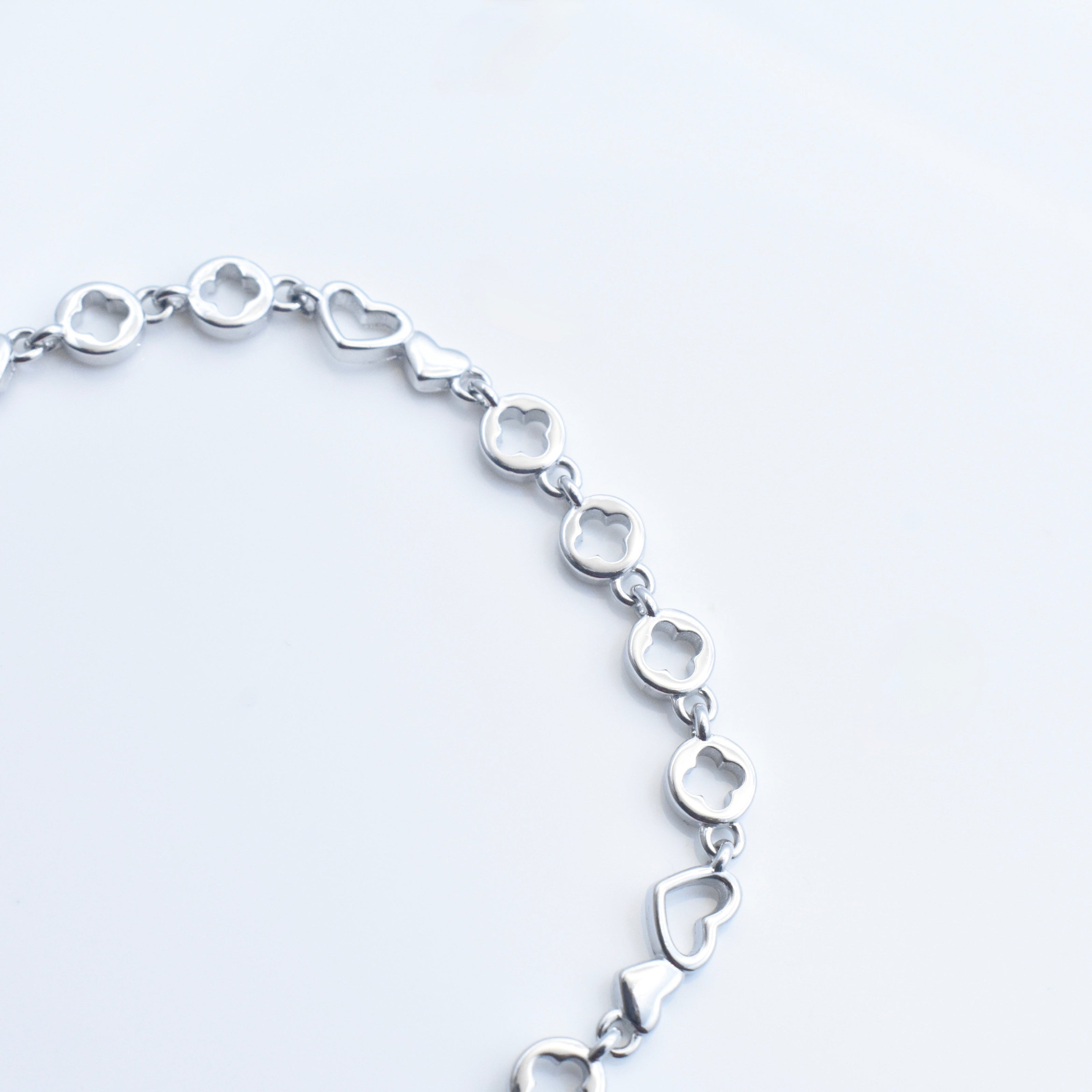 Petite Hearts Silver Bracelet