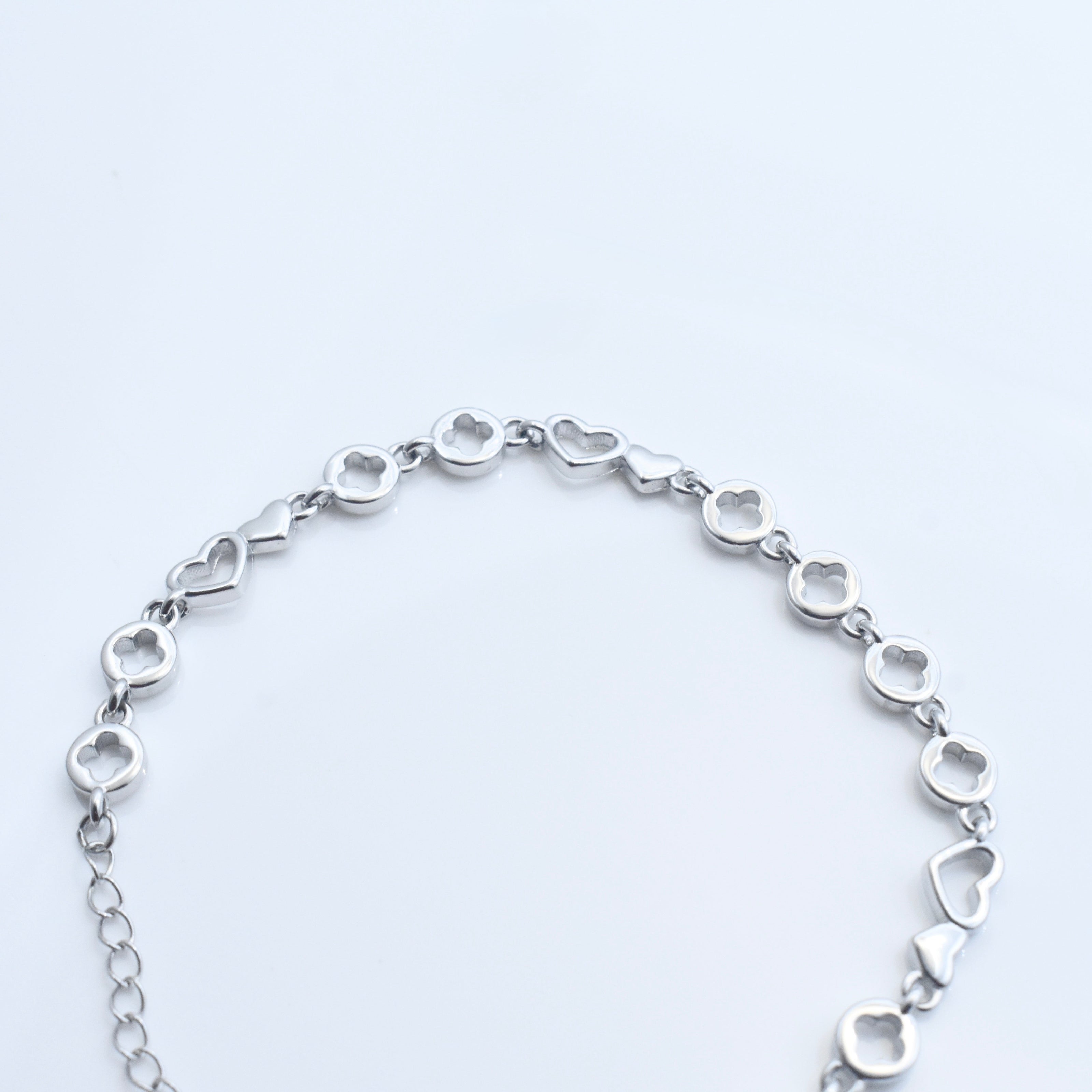 Petite Hearts Silver Bracelet