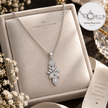Floral Cluster Pendant Necklace