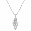 Floral Cluster Pendant Necklace