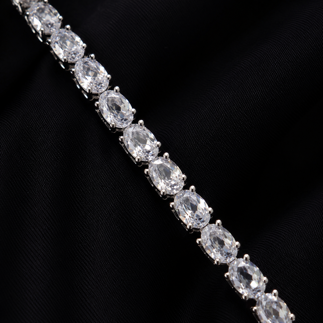 Classic Oval Zircon Tennis Bracelet