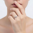 Baguette Diamond V Shape Ring