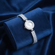 Marquise Leaf Cluster Luxury Silver Watch