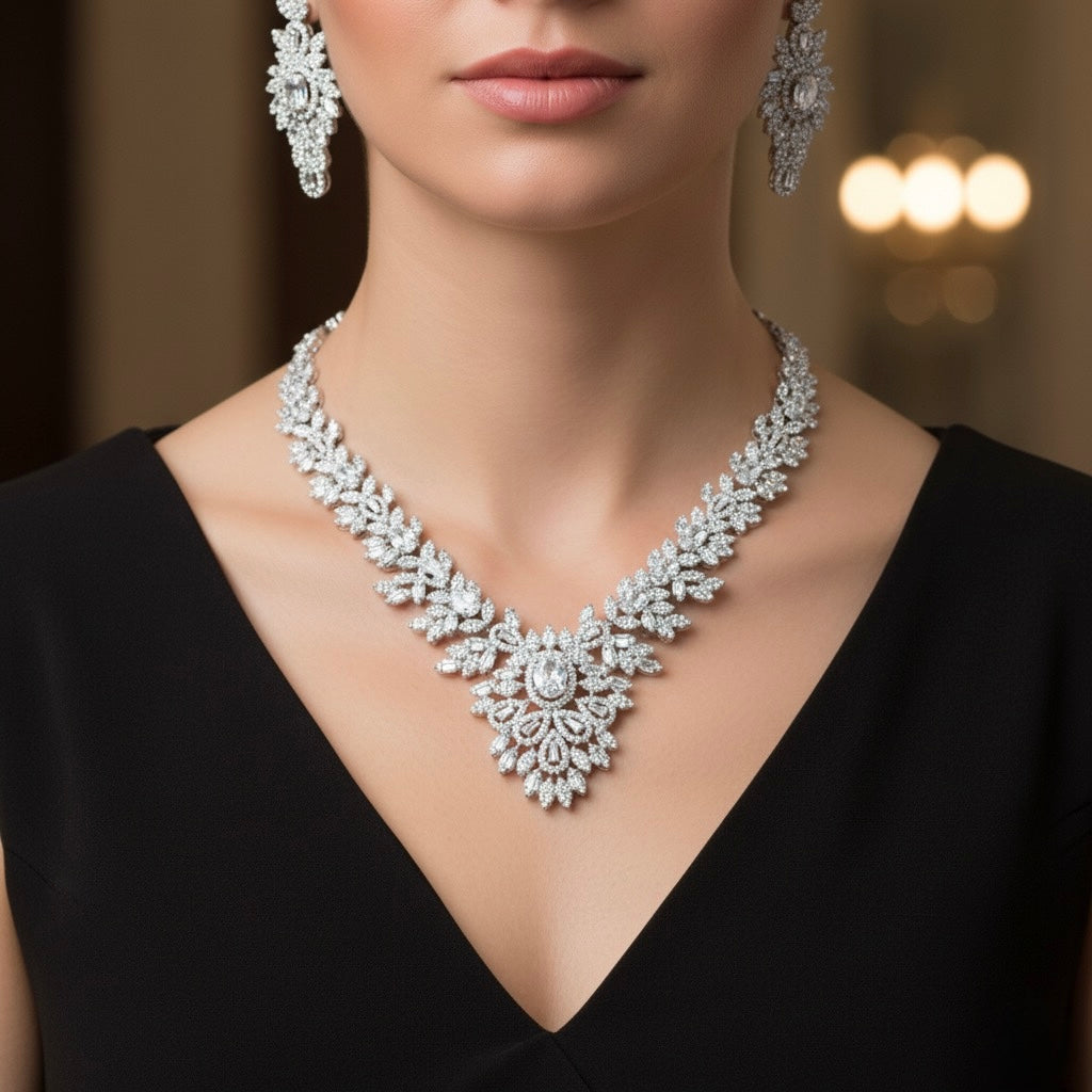 Floral Vine Necklace Set