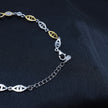 Heart Twist Silver Bracelet