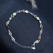 Heart Twist Silver Bracelet