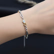 Two Tone Infinity Bracelet