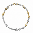 Two Tone Infinity Bracelet