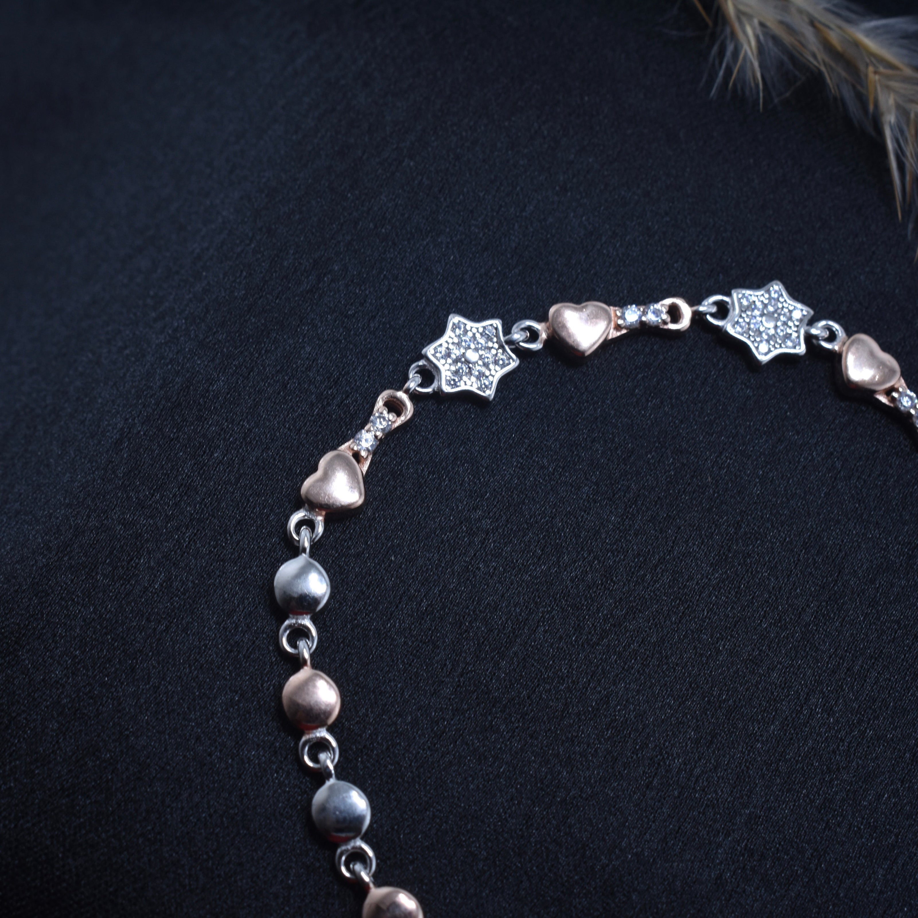 Star Sparkle Silver Bracelet