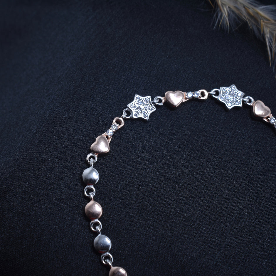 Star Sparkle Silver Bracelet