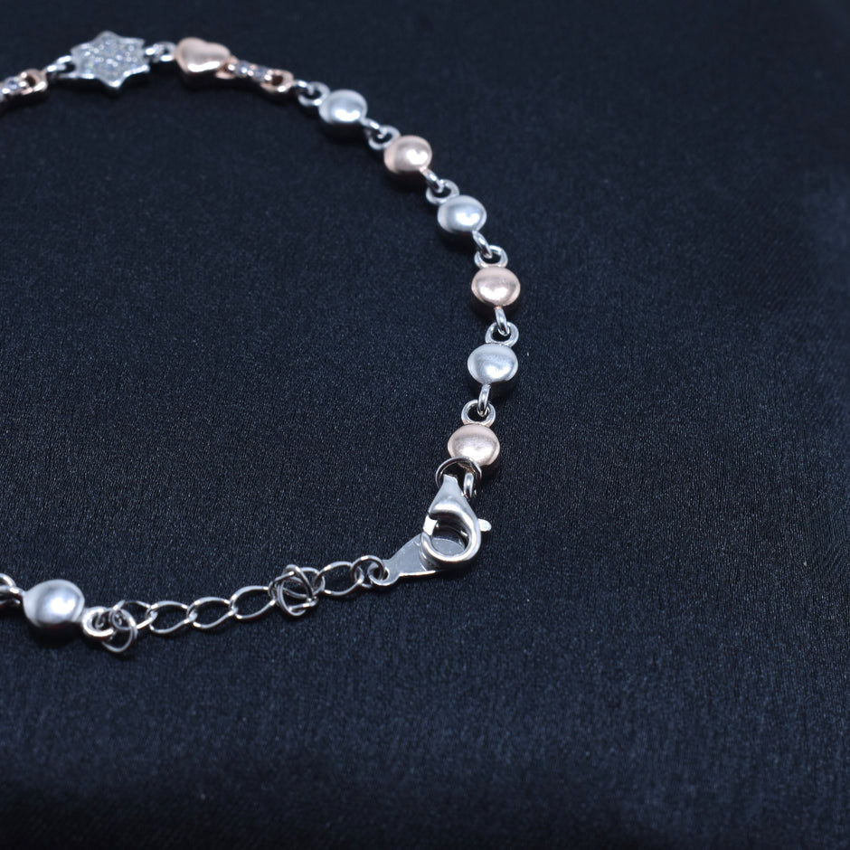 Star Sparkle Silver Bracelet