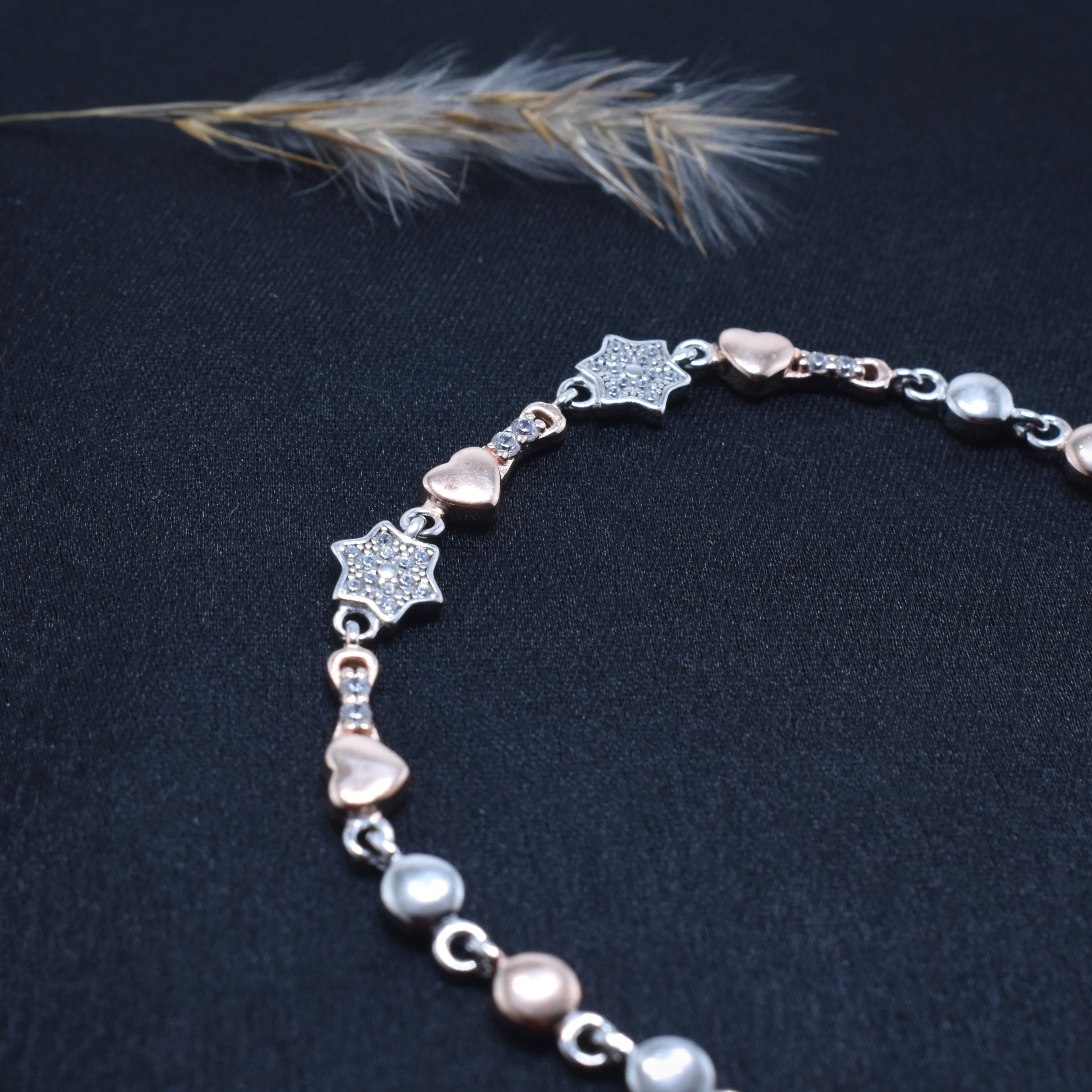 Star Sparkle Silver Bracelet