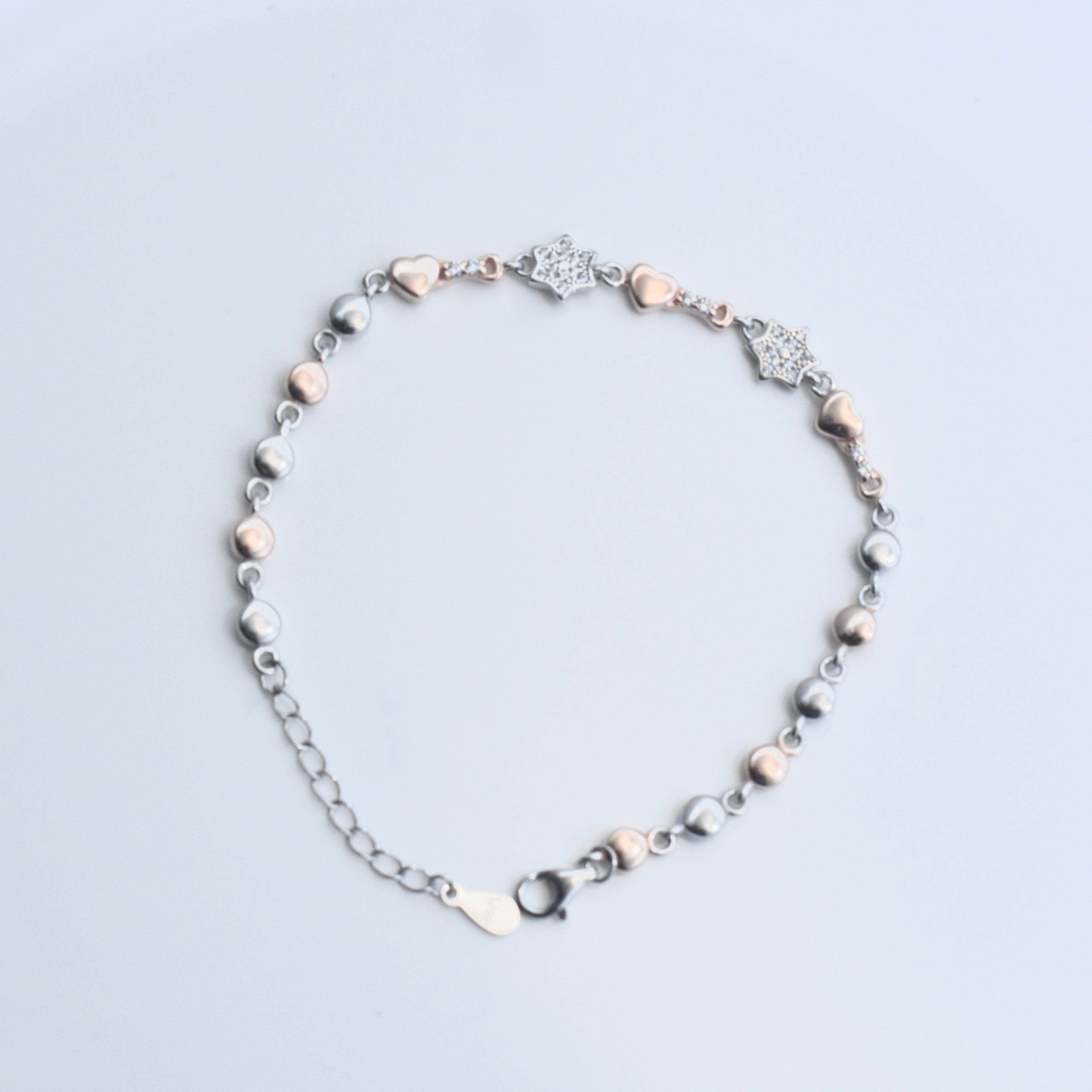 Star Sparkle Silver Bracelet