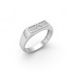Silver Triangle Tip Ring