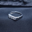 Silver Triangle Tip Ring