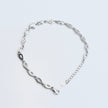 Elegant Multi-Shape Sterling Silver Bracelet