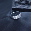 Silver Quad Pane Ring