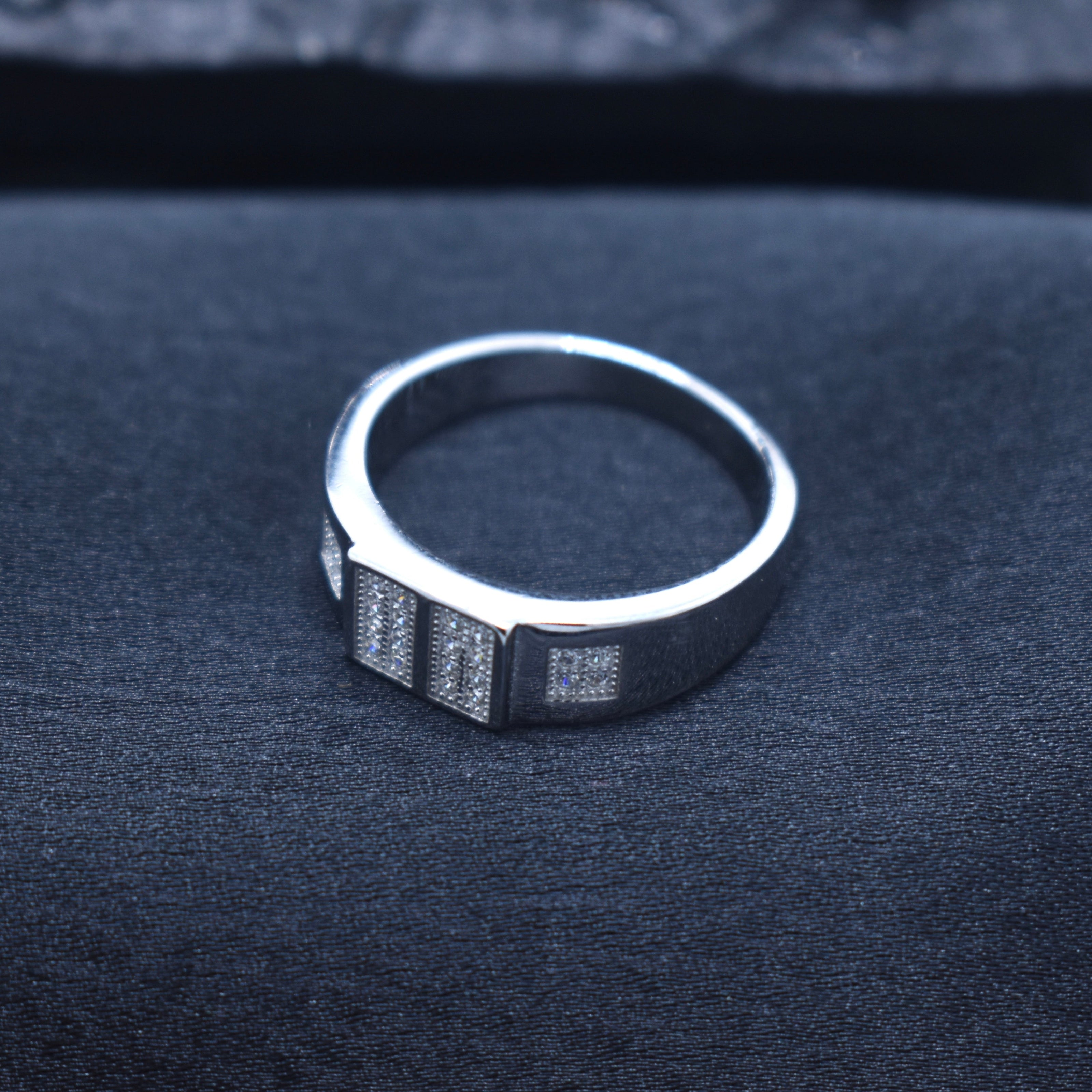 Silver Quad Pane Ring