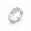 Silver Quad Pane Ring