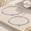 Butterfly Double Chain Anklet