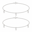 Infinity Charm Chain Anklet