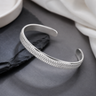Grooved Line Cuff Kada Bracelet
