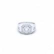 Octagonal Solitaire Statement Ring