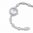 Segmented Luxury Silver Watch