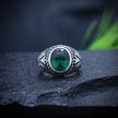 Sultan Emerald-Green Turkish Signet Ring