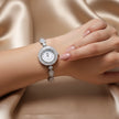 Segmented Luxury Silver Watch