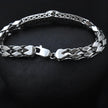 Oval Emblem Silver Bracelet