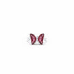 Ruby Pink Zircon Butterfly Statement Ring
