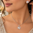 Pearl Cluster Pendant Set