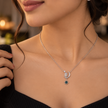 Owl Moon Pendant Necklace