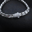 Box Texture Silver Bracelet