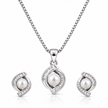 Pearl Swirl Pendant Set