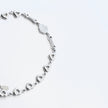 Heart Line Charm Silver Bracelet