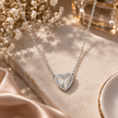 Heart Radiant Pendant Necklace